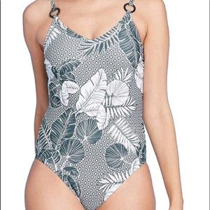 Kona Sol Women's One Piece Swimsuit NWT